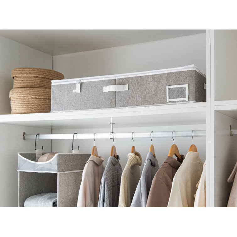 Hokku Designs Underbed Storage Box, Under Bed Clothes Organizer With